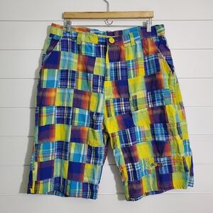 Coogi‎ Men's Patchwork Multicolor Shorts. Size 36